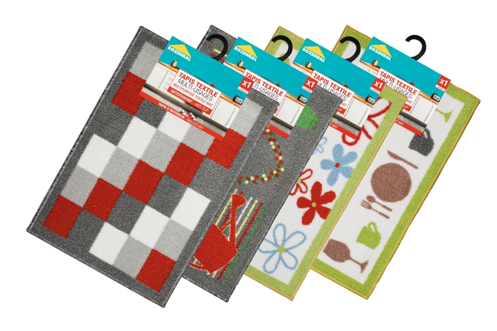 Felpudo multiuso cocina decorado 40 x 60 cm Rozenbal Ibérica