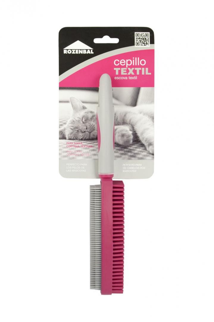 Brosse textile caoutchouc